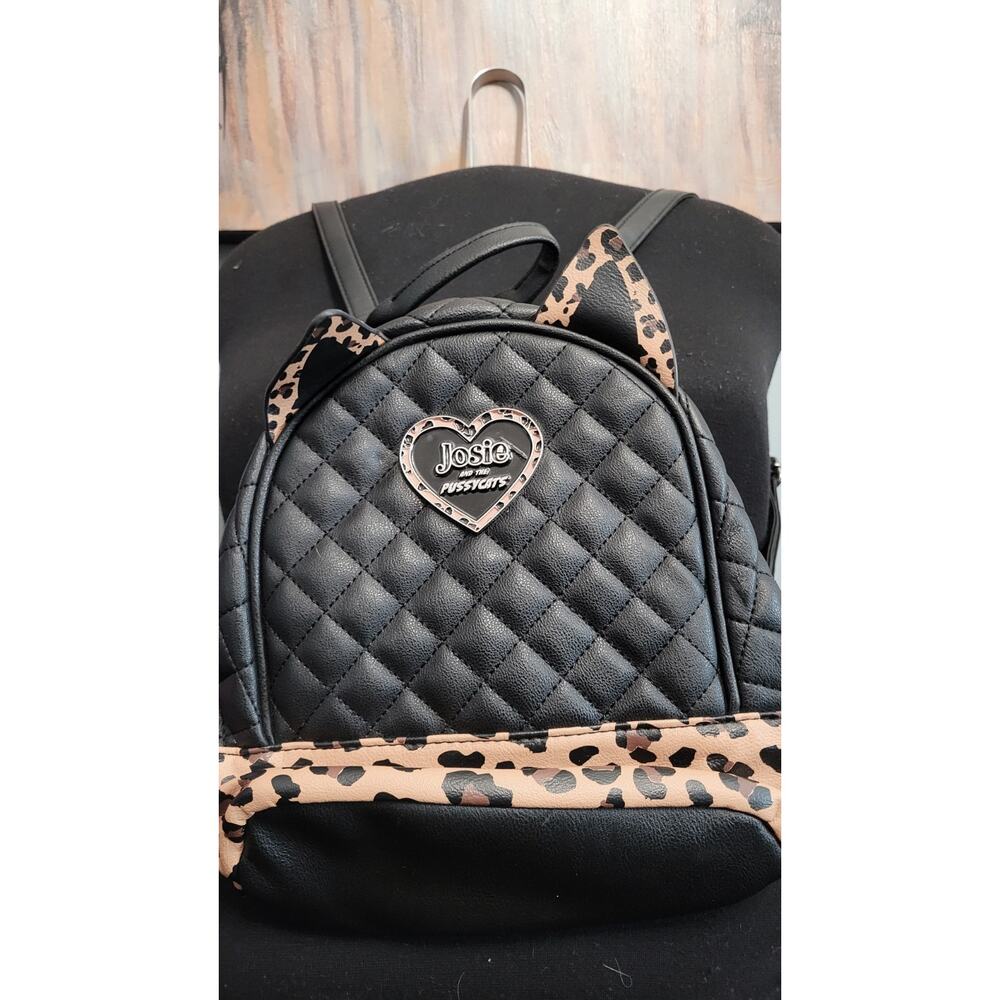 Josie And The Pussycats Mini Backpack Riverdale Leopard Quilted Faux Leather Bag